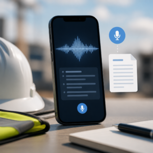 Audio transcription for mobile workflows